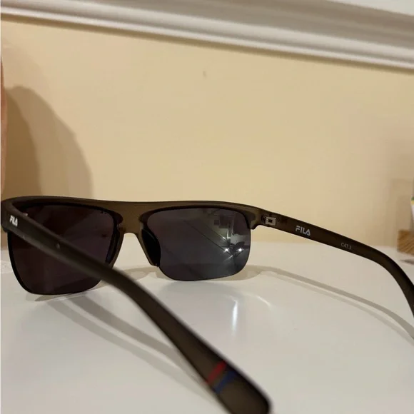 Men's FILA Sport Sunglasses with Blue Lenses